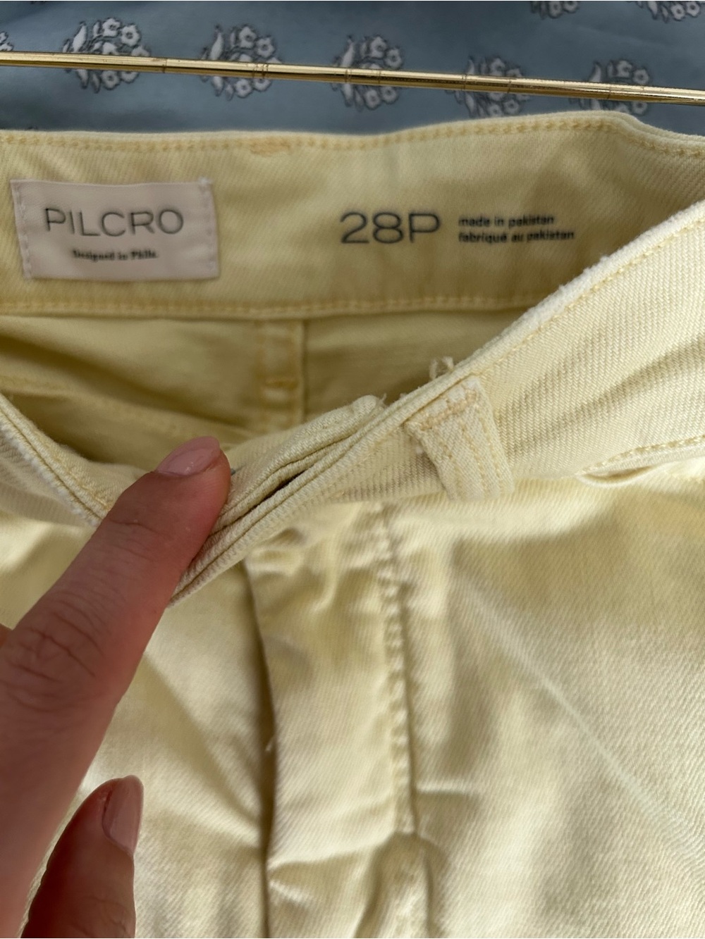 Anthropologie NEW 🍋Pilcro Kayden High-Rise Cuffed Carpenter Pants - Light Beige - Picture 2 of 14